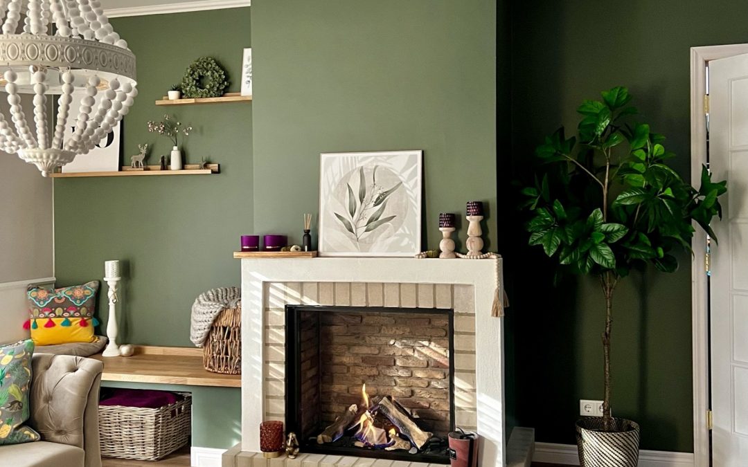 Gaskamin mit Boho-Charme – Feuer & Wohlfühlatmosphäre im Wohnzimmer